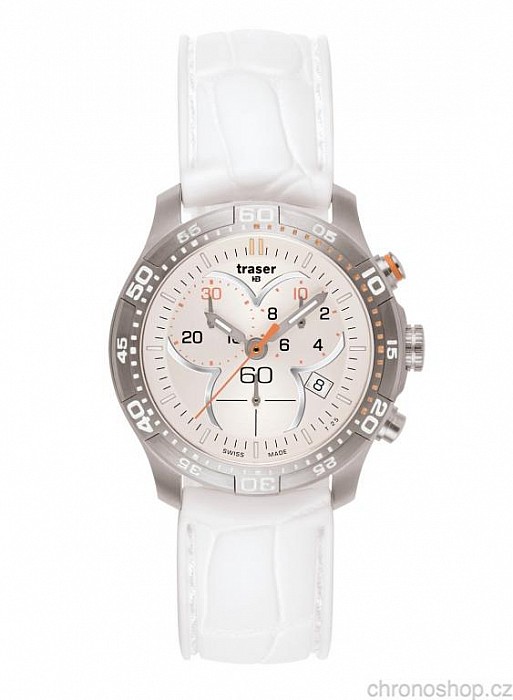 Traser T73 Ladytime Chronograph Silver - výprodej modelu 40% sleva