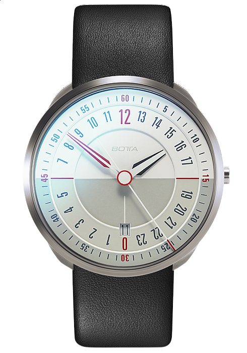 Botta-Design TRES 24 Titanium White Quartz - 40 mm