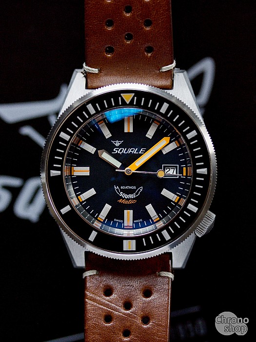 Squale Matic 60 ATM Black KOMISE 420180069 - komisní prodej