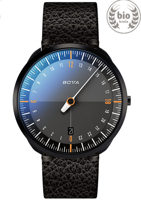 Botta-Design UNO 24 Titan Black Edition Orange Quartz - 40 mm