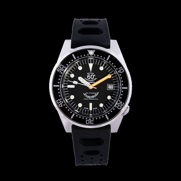 Squale 50 Atmos black Anniversary - limitovaná edice 60 ks