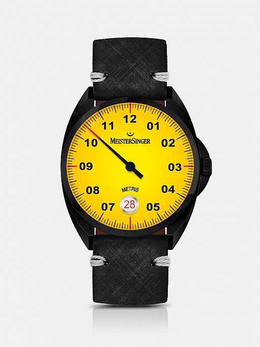 MeisterSinger Metris Black Line ME905BL - Mellow Yellow