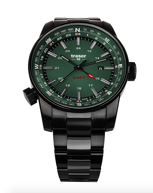Traser P68 Pathfinder GMT Green