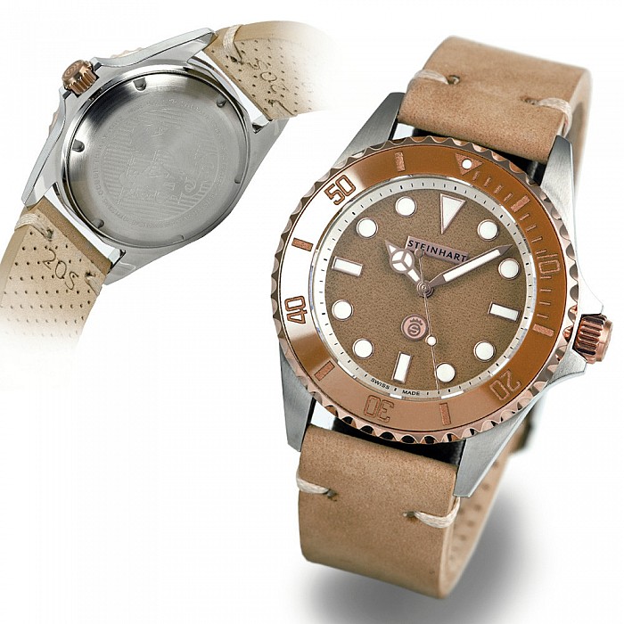 Steinhart Ocean One 39 Beige Ceramic