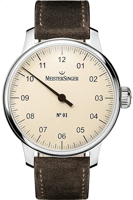 MeisterSinger Nº 01 - 40 mm DM303 - ruční nátah