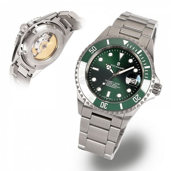 Steinhart Ocean One Double-GREEN Keramik premium