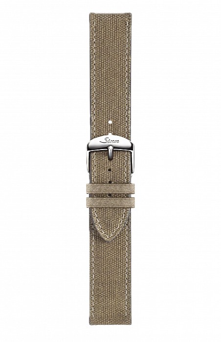 Sinn Sand-coloured canvas Alcantara strap 20 mm