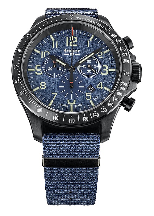 Traser P67 Officer Pro Chronograph Blue