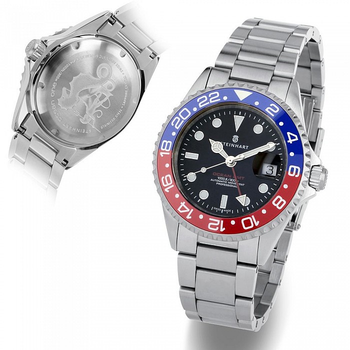 Steinhart Ocean One GMT BLUE-RED Ceramic