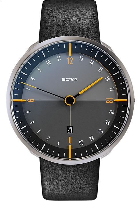 Botta-Design TRES 24 Quartz 45 mm Black/Yellow - doprodej -25%