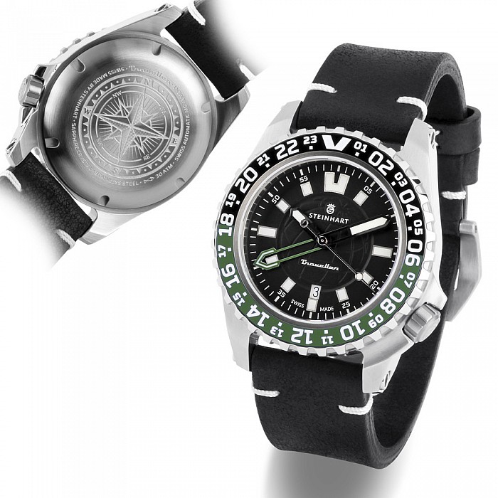 Steinhart TRAVELER GMT green