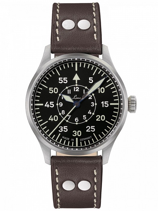 Laco Flieger Karlsruhe Pro 43 Handaufzug - 43 mm Ruční nátah