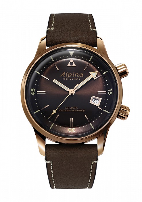 Alpina Seastrong Diver Heritage AL-525BR4H4 - Brown