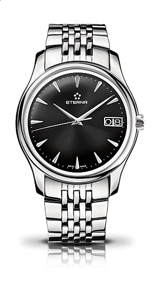 Eterna Vaughan Big Date anthracite steel