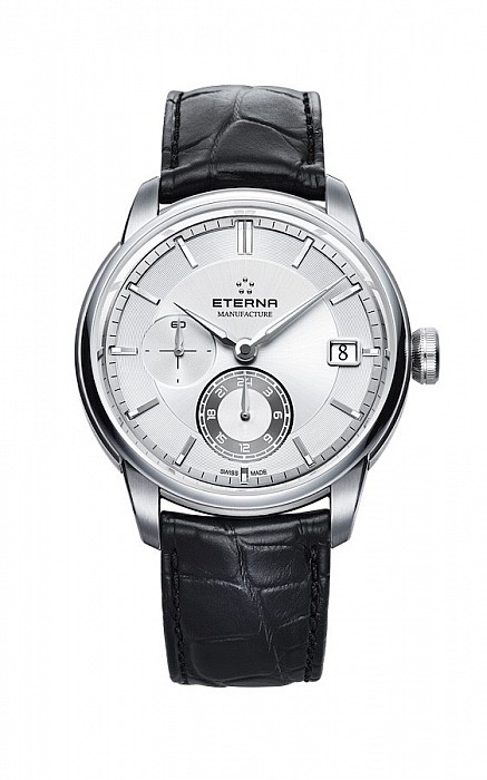 Eterna Adventic GMT white alligator