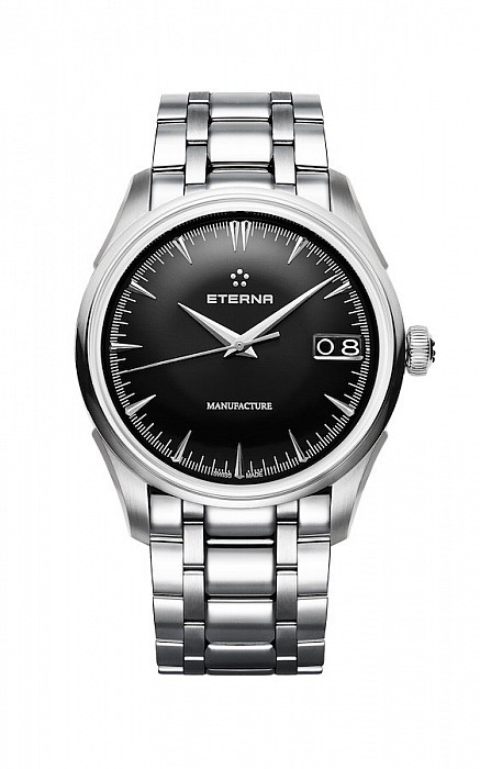 Eterna 1948 Legacy Big Date Black steel