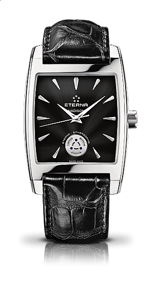 Eterna Madison Three-Hands Spherodrive black