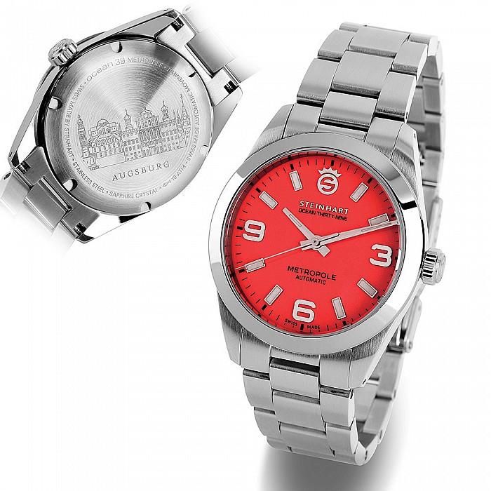 Steinhart Ocean 39 Metropole Red