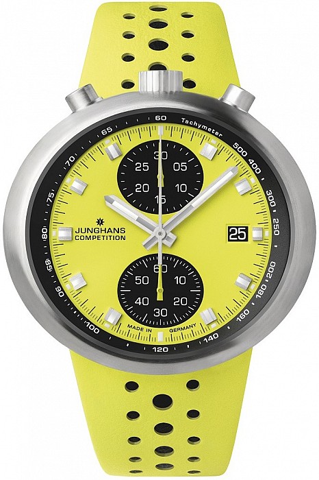 Junghans 1972 Competition Limited Edition FIS Lemon 27/4305.00 - Planica 2023 limitovaná edice 150 kusů