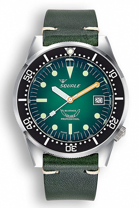 Squale 1521 Green Ray