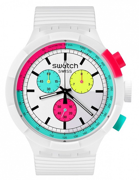 Swatch BIG BOLD SB06W100 - SWATCH THE PURITY OF NEON