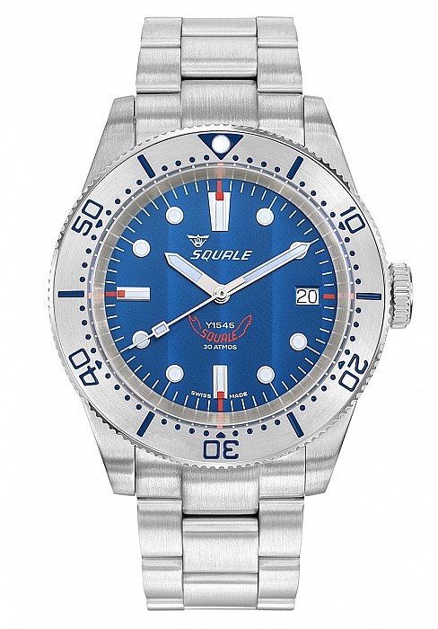 Squale 1545 Blue Steel Bracelet