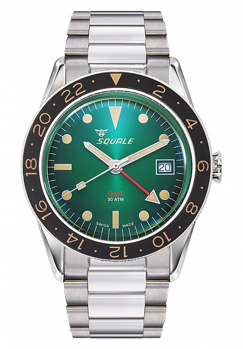 Squale SUB39 GMT Vintage Green Bracelet
