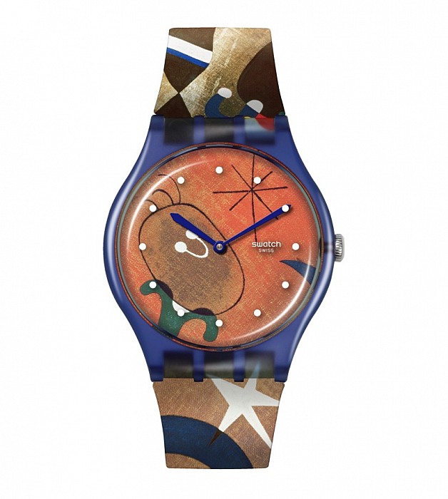 Swatch SO29Z136 - MIRO&#039;S WOMEN &amp; BIRD IN THE MOONLIGHT