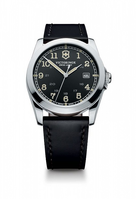 Victorinox Infantry black leather black