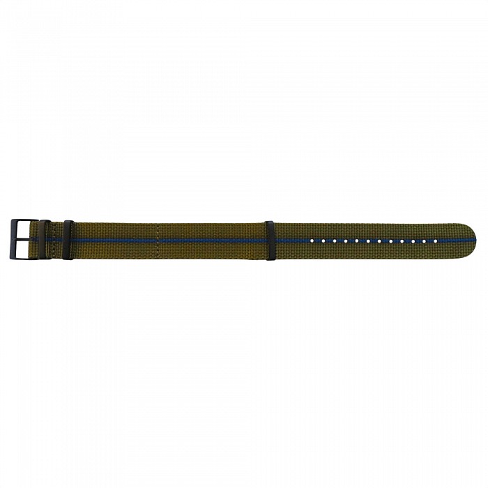 Traser řemen textilní pro P67 Officer Pro Quartz zeleno-modrý