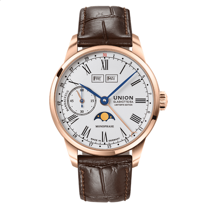 Union Glashütte 1893 Johannes Dürrstein Edition Mondphase Limited Edition - Limitovaná edice pouze 131 kusů