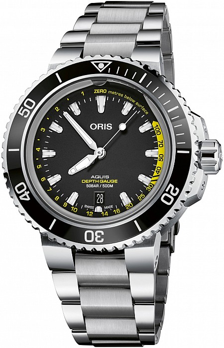 Oris Aquis Depth Gauge 01 733 7755 4154-Set MB - 45,8 mm