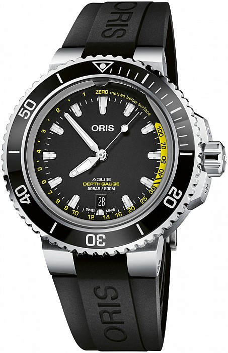 Oris Aquis Depth Gauge 01 733 7755 4154-Set RS - 45,8 mm
