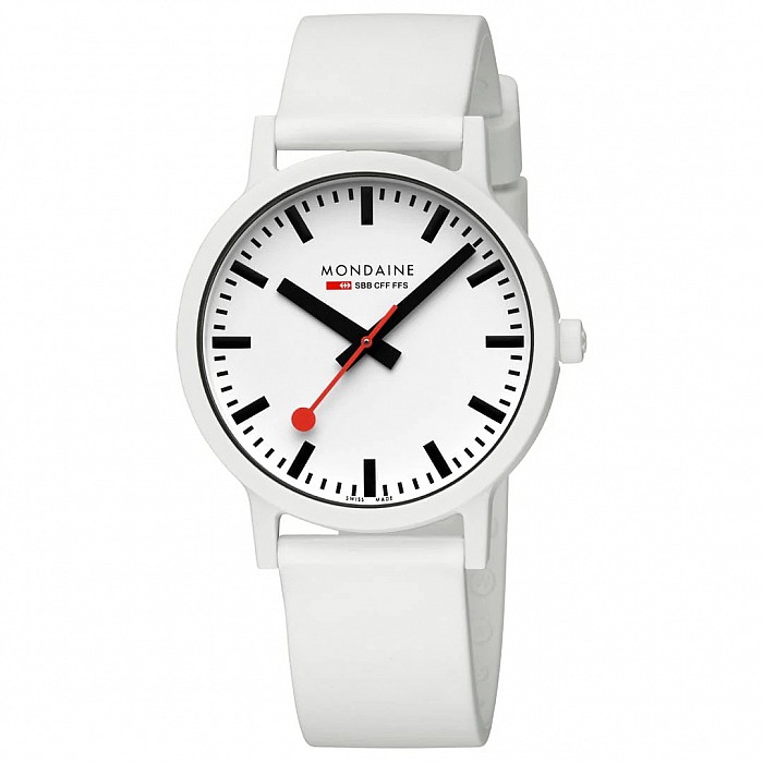Mondaine Essence White MS1.41110.RA - 41 mm