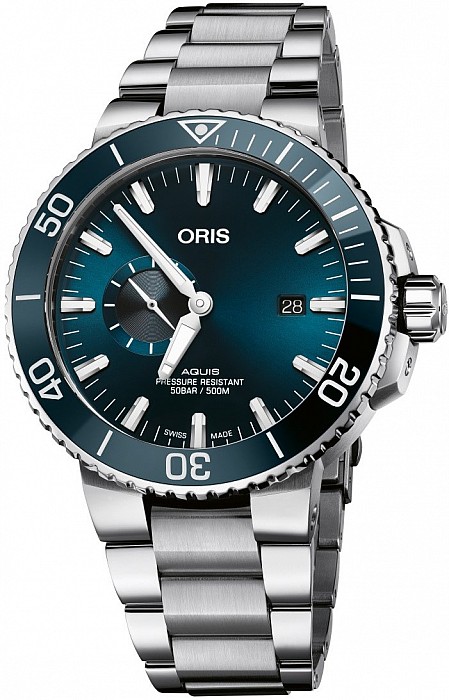 Oris Aquis Small Second Date 01 743 7733 4155-07 8 24 05PEB - 45,5 mm