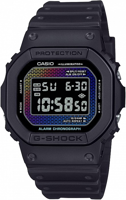 Casio G-Shock Rainbow Brick Wall Series DW-5600RW-1ER