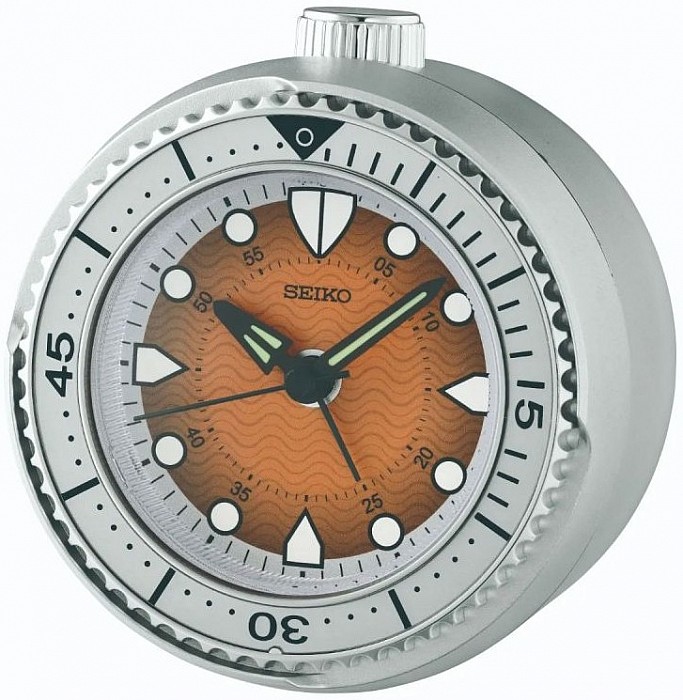 Seiko budík QHE207T - stolní hodiny s budíkem