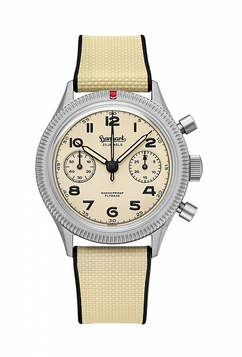 Hanhart 417 TI Desert Pilot Limited Edition 39 mm - LE 200 kusů