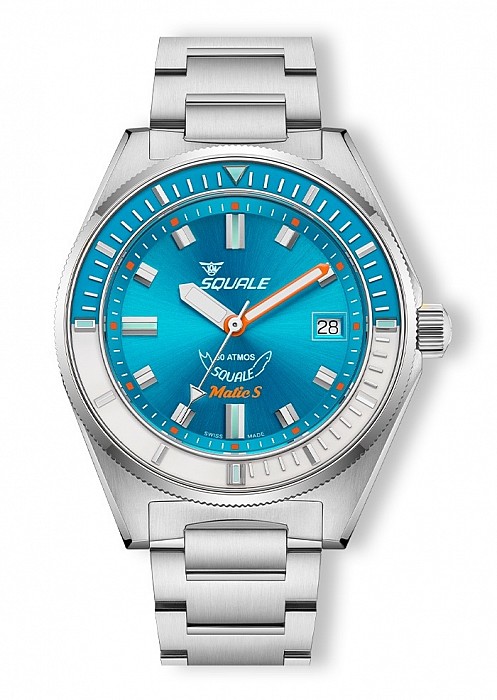 Squale Matic S Light Blue Bracelet