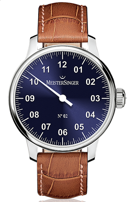 MeisterSinger Nº 02 AM6608N - ruční nátah