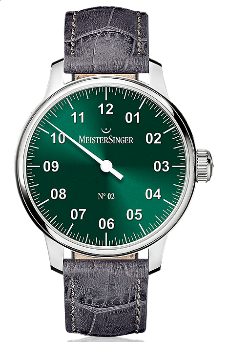 MeisterSinger Nº 02 AM6609N - ruční nátah