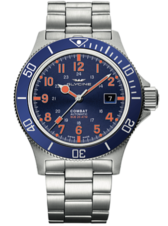 Glycine Combat SUB automatic 3908.186.AT.B.MB