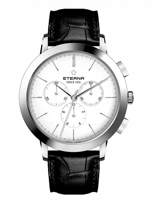 Eterna Eternity For Him Chronograph 42 White Leather