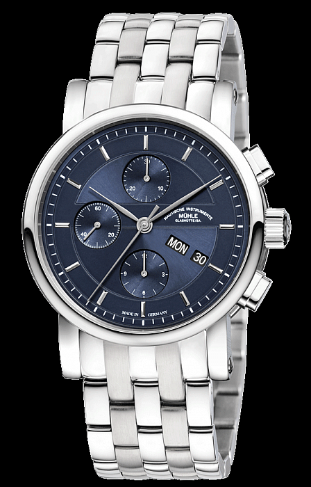 Mühle-Glashütte Teutonia II Chronograph Blau