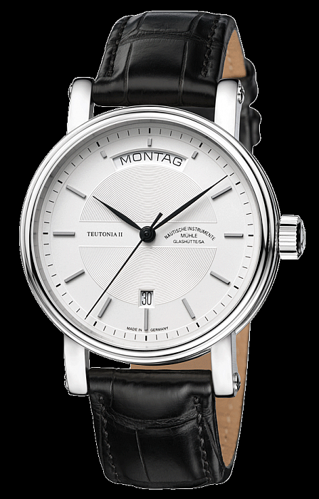 Mühle-Glashütte Teutonia II Tag/Datum