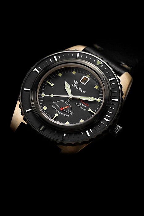 Squale Master Power Reserve 600m gray bronze - limited edition