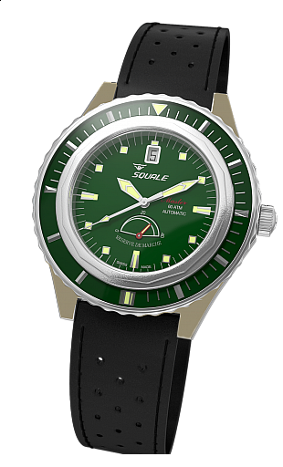 Squale Master Power Reserve 600m green bronze