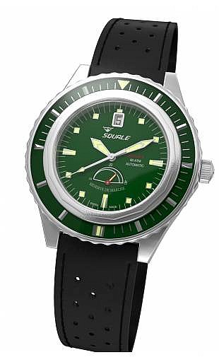 Squale Master Power Reserve 600m green