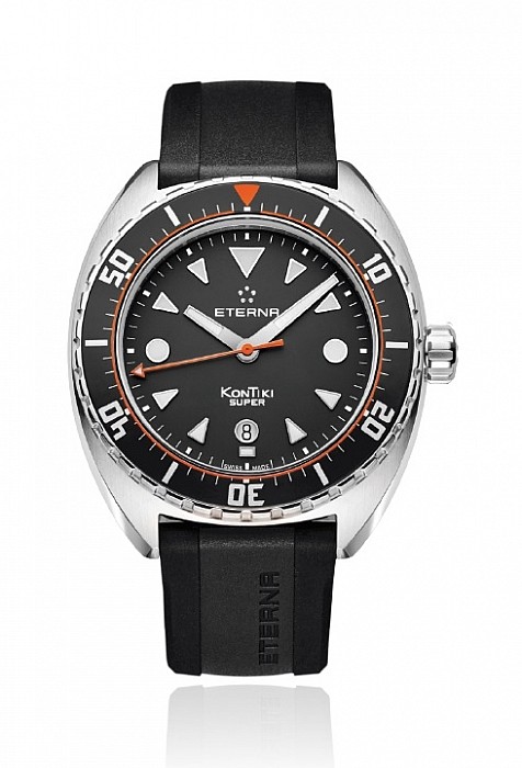 Eterna Super Kontiki black / red rubber