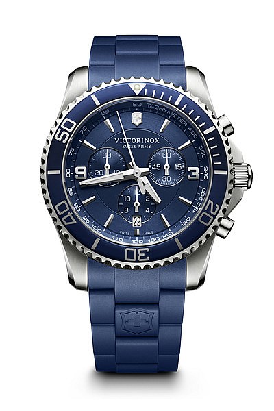 Victorinox Maverick Chronograph blue rubber